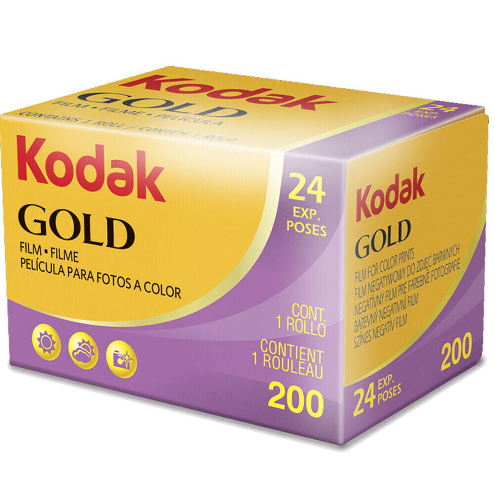 Kodak GOLD 200 Color Negative Film 35mm Roll Film, 24 Exposures