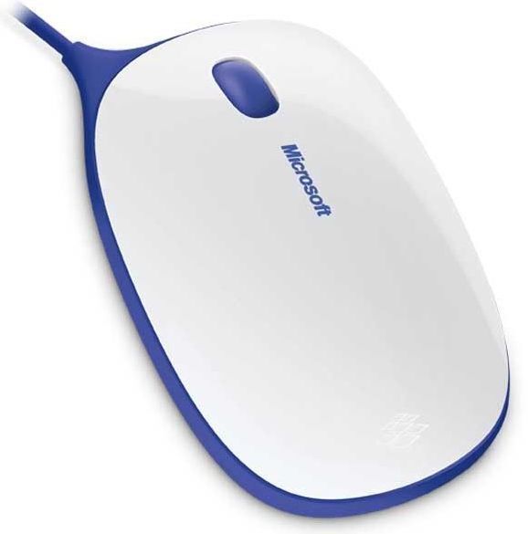 Microsoft  NEW Microsoft USB Express Wired Mouse - Blue/White (T2J-00021)
