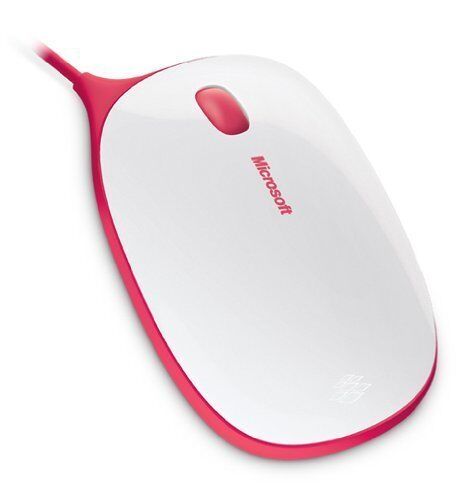 Microsoft  NEW Microsoft USB Express Wired Mouse - Red/White (T2J-00002 )