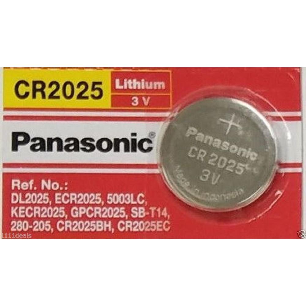 Panasonic 15 x Fresh PANASONIC CR 2025 CR2025 LITHIUM COIN CELL Battery Exp 2030 