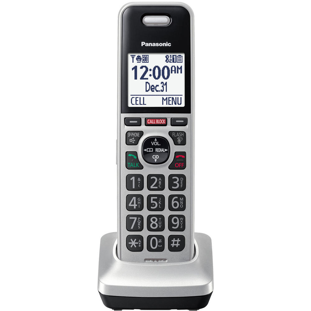 Panasonic - KX-TGF975S Link2Cell DECT 6.0 Expandable Cordless Phone System wi...