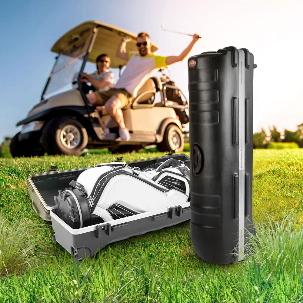 SKB Cases ATA Staff Pro XL Hard Plastic Storage Wheeled Cart Golf Travel Case