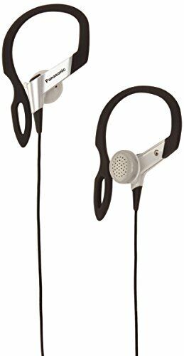 Panasonic RP-HS16-S, In-Ear Earbud Heaphones with Flexible Ear Hinge (Silver)