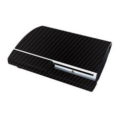 Skinomi Carbon Fiber Black Console Skin Cover for Sony Playstation 3 PS3 Fat
