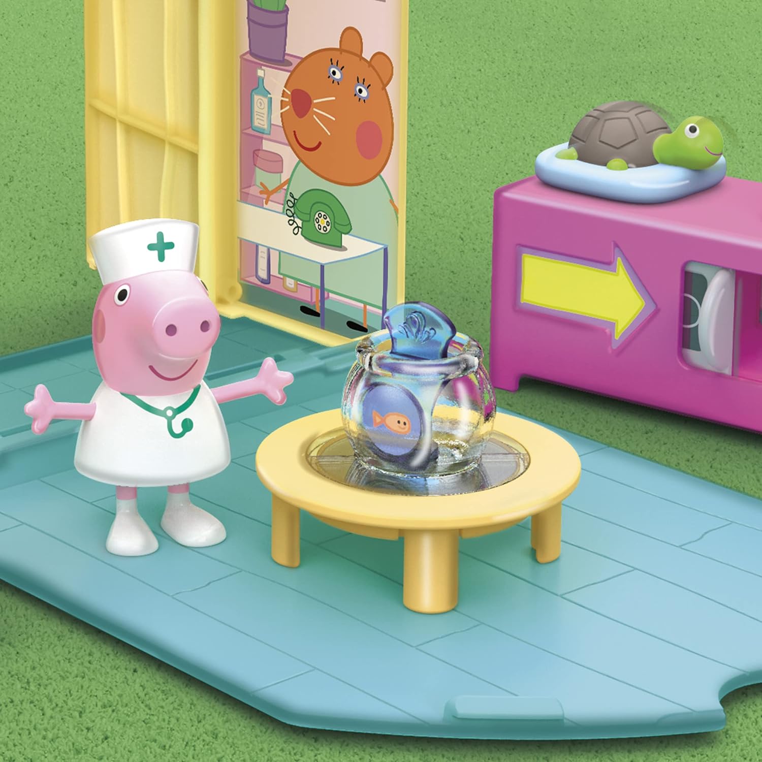 Hasbro Peppa Pig Peppa’s Adventures Peppa Visits The Vet Playset Preschool Toy, 1 Figure and 3 Accessories, Ages 3 and Up Multi…