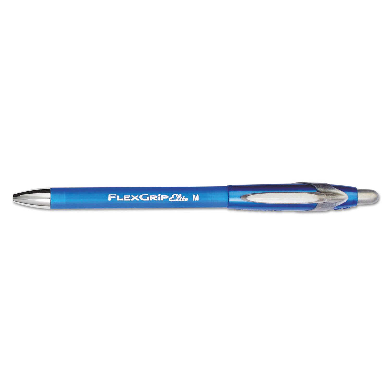 Paper-Mate Paper Mate 85581 Flexgrip Elite Ballpoint Retractable Pen, Blue Ink, Medium, Dozen
