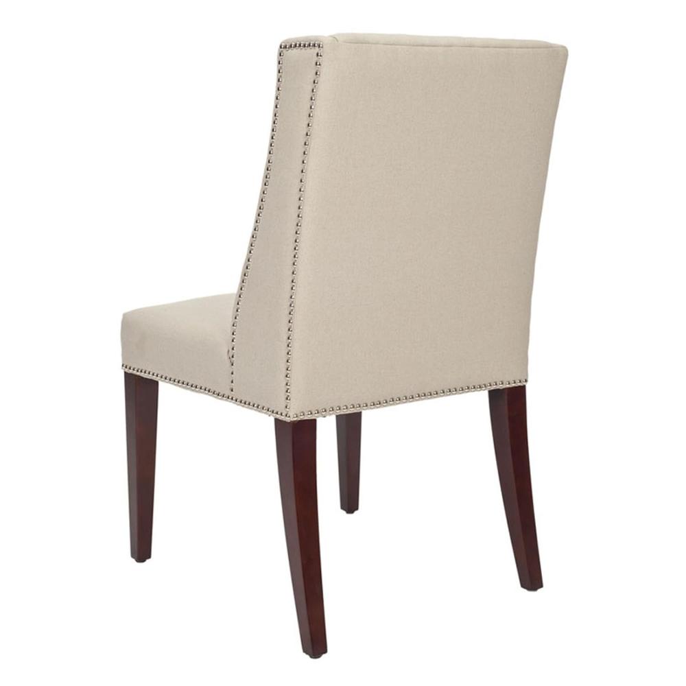 Safavieh Mercer Collection Linda Linen Side Chairs, Beige, Set of 2
