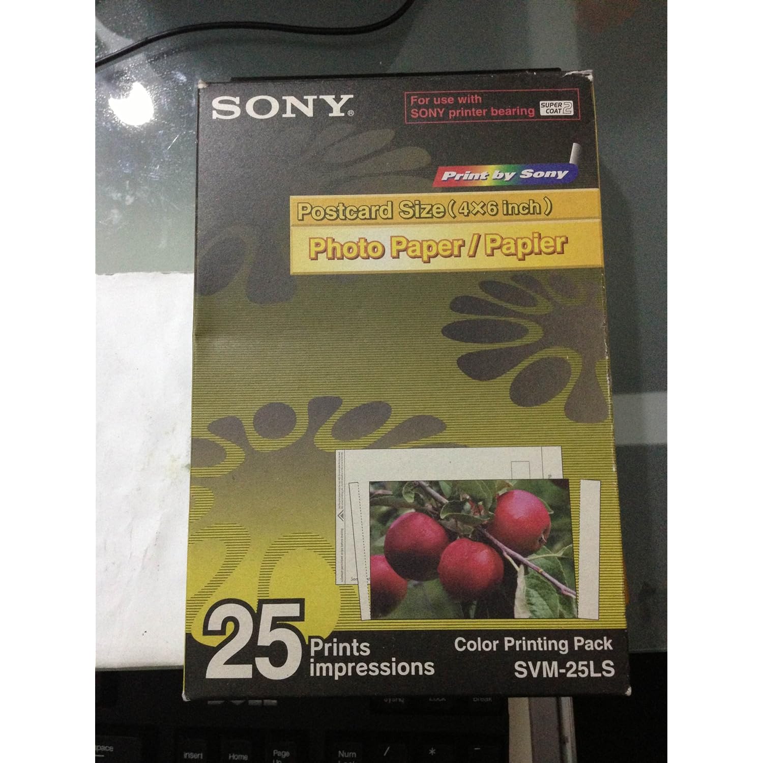 Sony SVM-25LS Color Printing Pack, Cartridge and Postcard Size Photo Paper