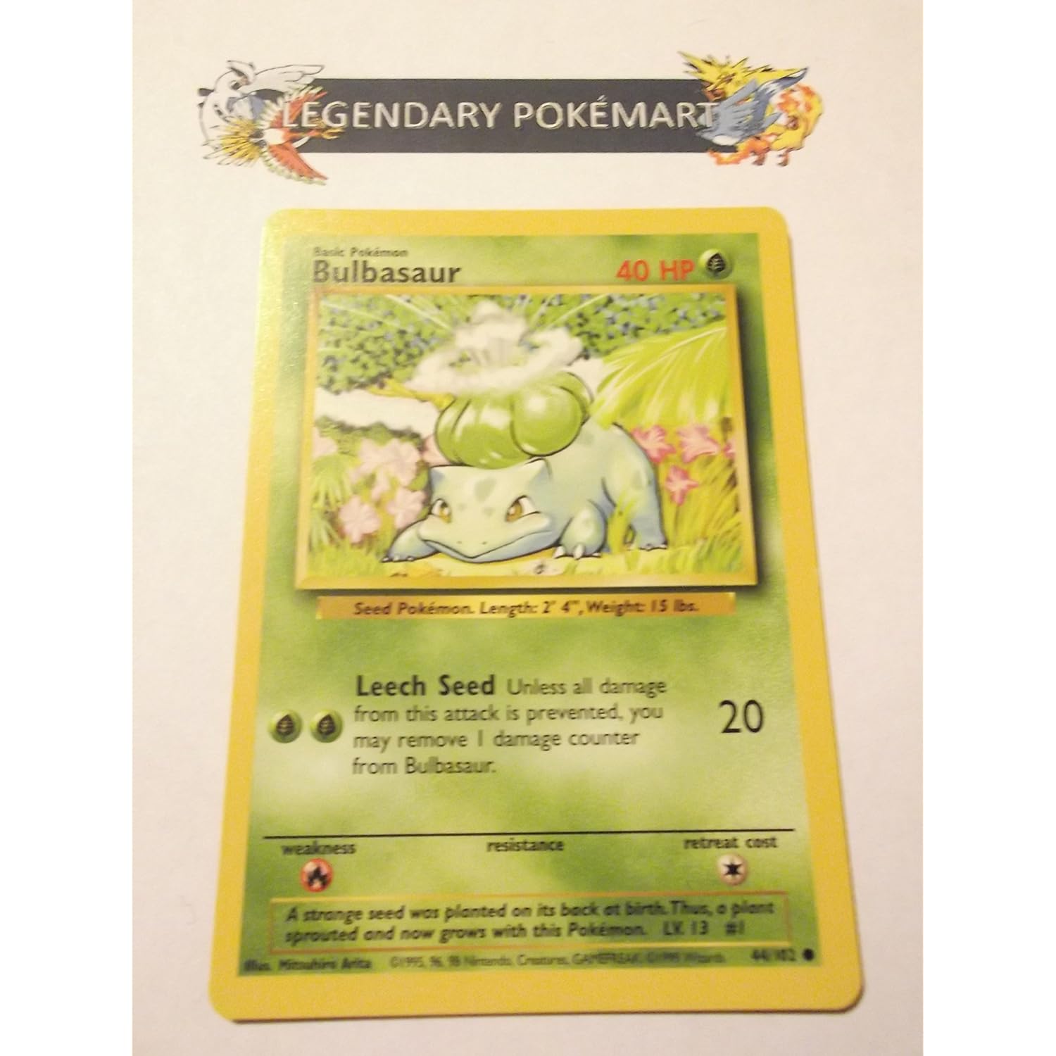 Wizards of the Coast Bulbasaur - 44/102 - Common - Unlimited Edition