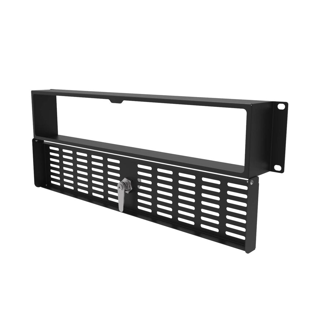 Great Choice Products 2U Rack Mount Security Cover For 19-Inch Server ...