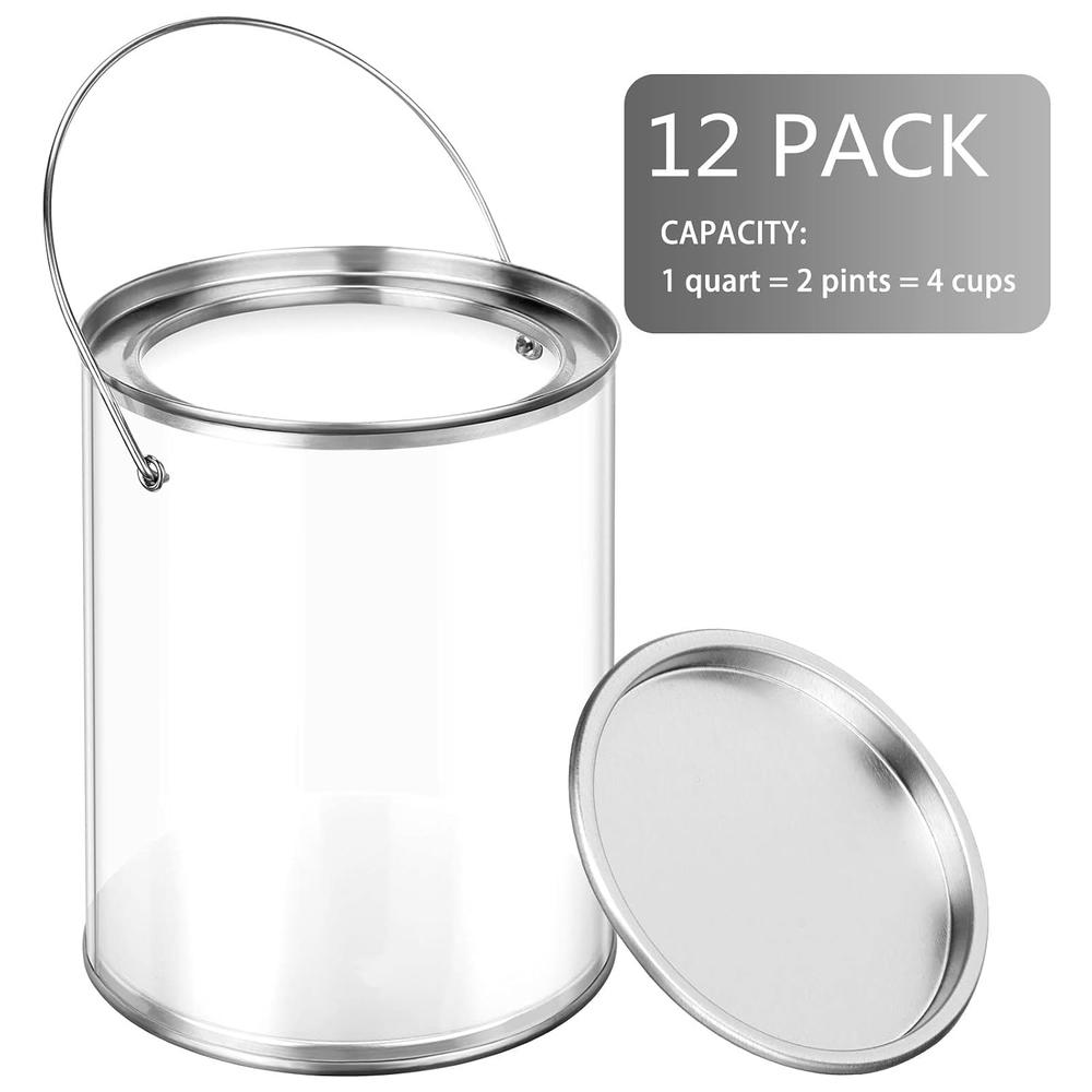 Painting Containers Great Choice Products Clear Paint Cans Paint Bucket With Metal Lids And ...