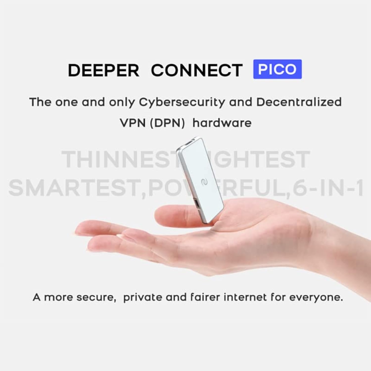 Great Choice Products Deeper Connect Pico - Unlimited Smart Vpn Router/Miner With Life Time | Ad Blocking | Work From Home | Hardware Firewall…