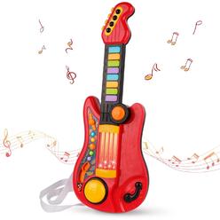 Great Choice Products Kids Guitar 2 In 1 Musical Instruments For Kids Piano Toddler Toy Guitar With Strap Electric Guitar For Kids Music Toys …