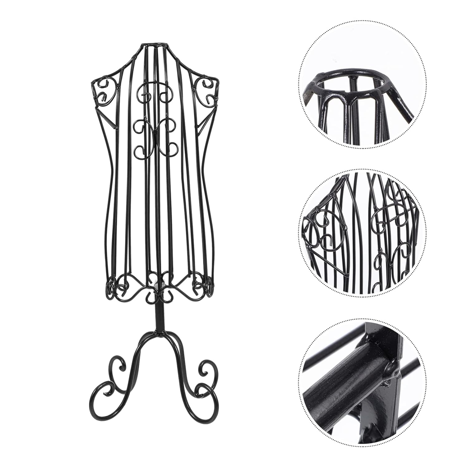 Great Choice Products Kids Hangers Mannequin Metal Wire Frame Dress Forms For Sewing Dog Dress Form Mannequin Dress Form Dress Form: Black Kid…