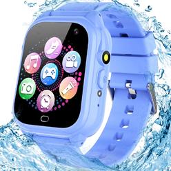 Great Choice Products Kids Waterproof Smart Watch With 26 Game Hd Camera 1.44'' Touchscreen Pedometer Video Music Player Alarm Clock Calculato…
