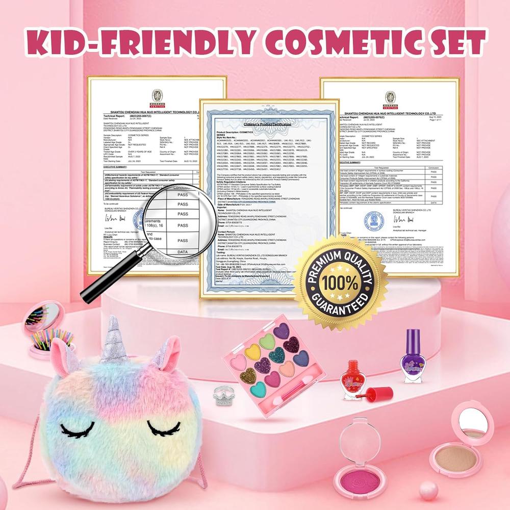 Great Choice Products Pretend Makeup Kit For Girls,Kids Makeup Kit For Girl,Play Makeup For Little Girls,Toddler Pretend Makeup Kit,Makeup Set…
