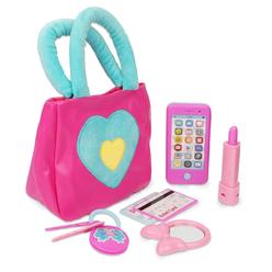 Great Choice Products Princess My First Purse Set - 7 Pieces Kids Play Purse And Accessories, Pretend Play Toy Set With Cool Girl Accessories,…