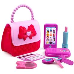 Great Choice Products Princess My First Purse Set - 8 Pieces Kids Play Purse And Accessories, Pretend Play Toy Set With Cool Girl Accessories,?