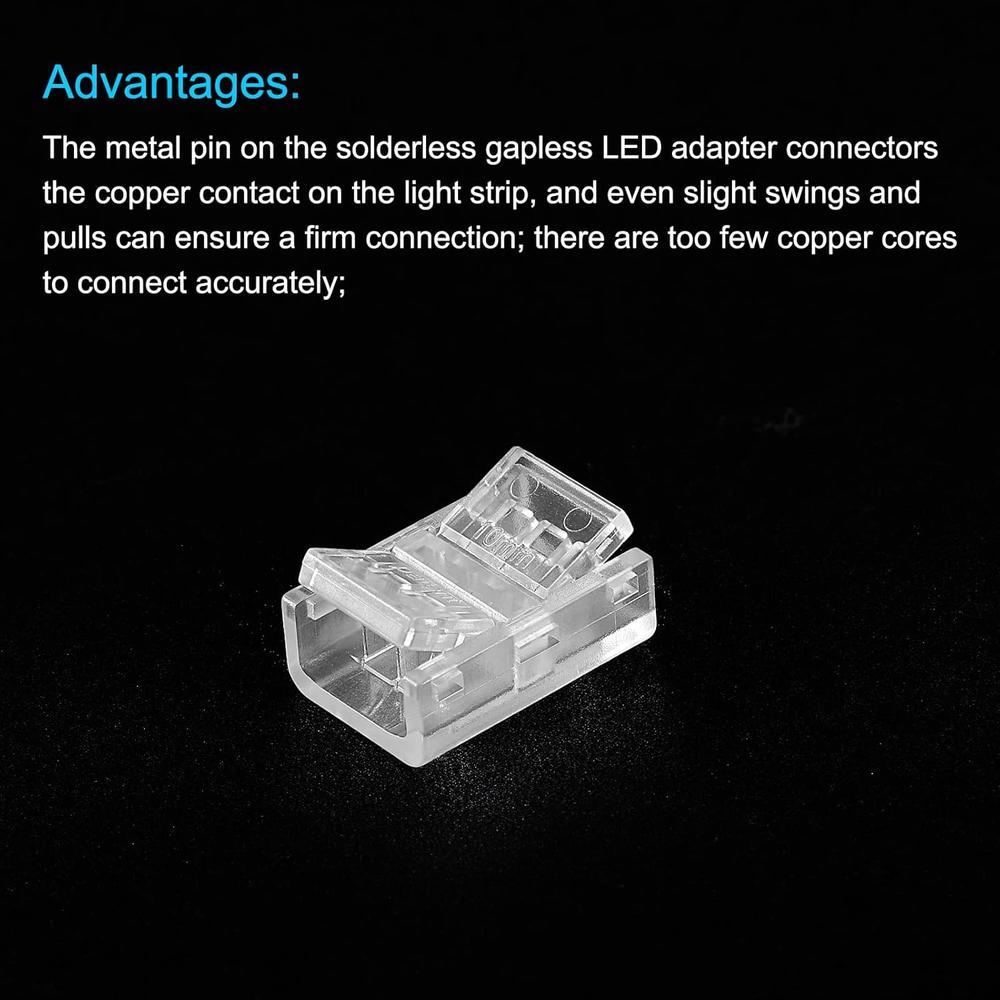 Great Choice Products Rgb Led Light Strip Connectors, Led Adapter ...