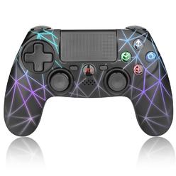 Great Choice Products Wireless Bluetooth Gaming Controller For Ps4/Ps3/Android/Windows/Steam, With Dual-Shock, 6-Axis Gyro Sensor, 1000Mah Bat…