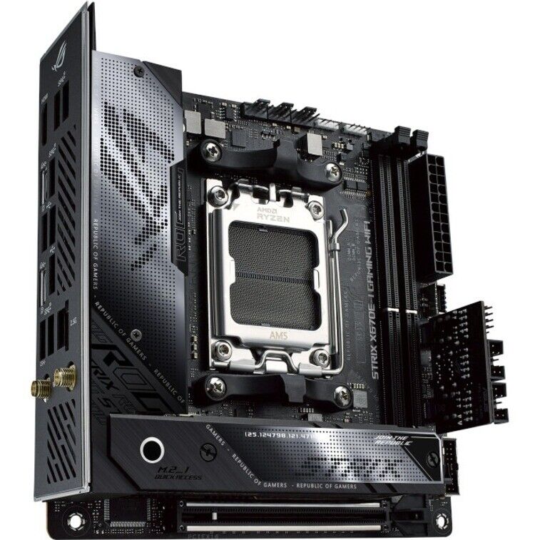 Asus ROG Strix X670E-I GAMING WIFI Gaming Desktop Motherboard - AMD X670 Chipset