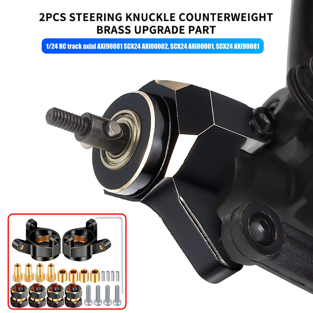 4pcs Brass Extended 7mm Hex Wheel Hubs Combiner 4mm Widened For Axi 4pcs Brass Extended 7mm Hex Wheel Hubs Combiner 4mm Widened For Axi