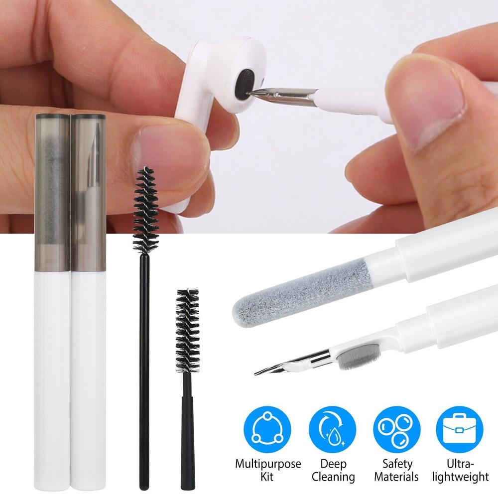 imountek Cleaning Kit Fit For Airpods Earbuds Camera Phone Cleaner Pen Long Short Brush