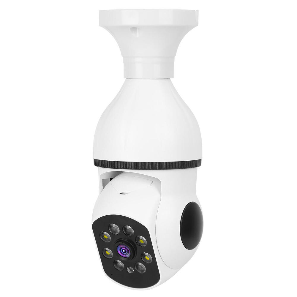 imountek 1080P WiFi IP Camera Night Vision Home Smart E27 Bulb Security Camera with Base
