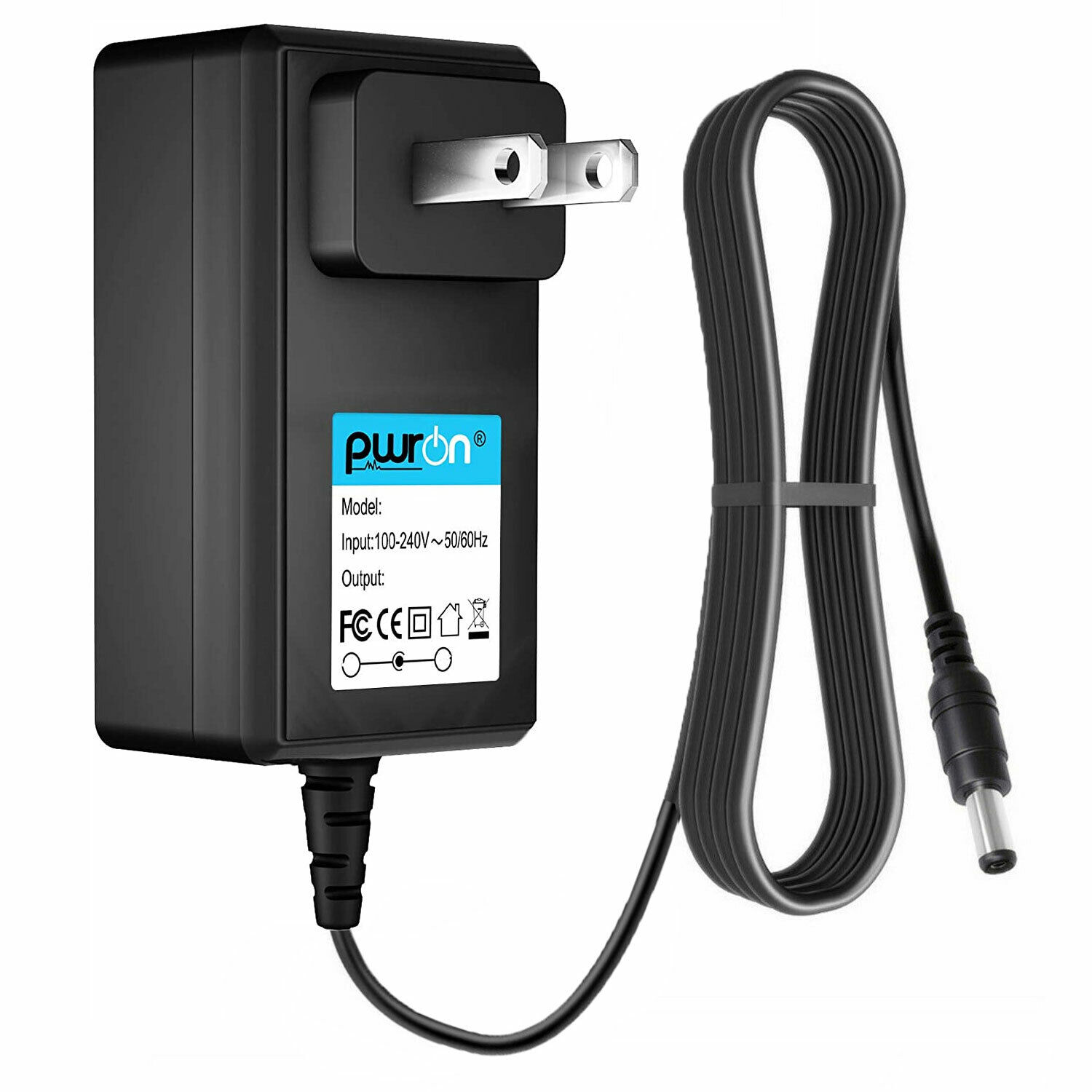 PwrON AC DC Adapter for Sole pn: 000137 E060717 SOLRP0106 Elliptical Power Cord