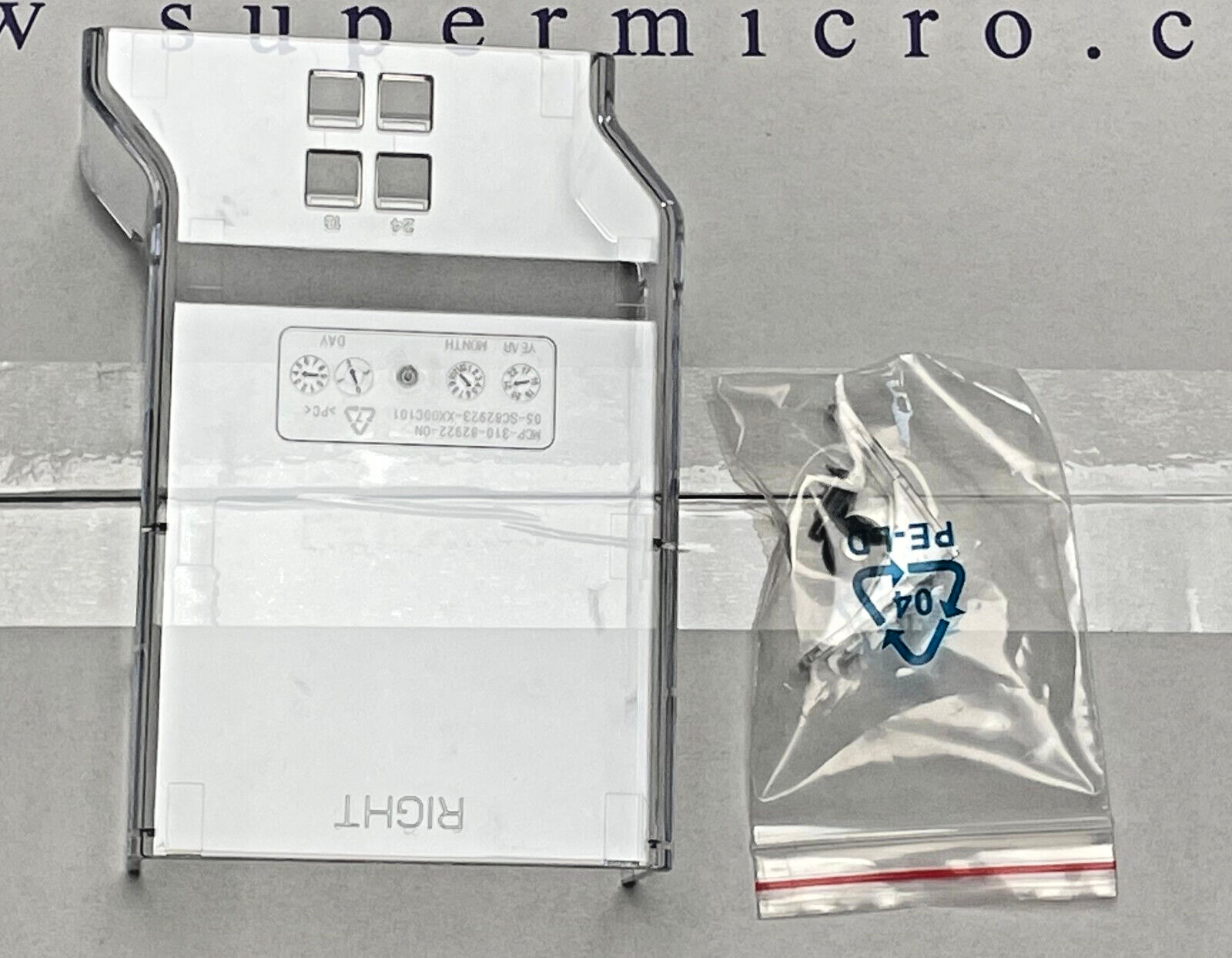 Supermicro MCP-310-82922-0N Plastic air shroud for SC829U, 219U