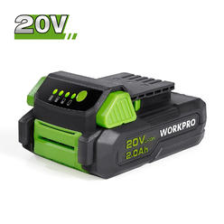 WORKPRO 20V 2Ah Rechargeable Battery Pack Lithium-ion Battery For 20V Power Tool