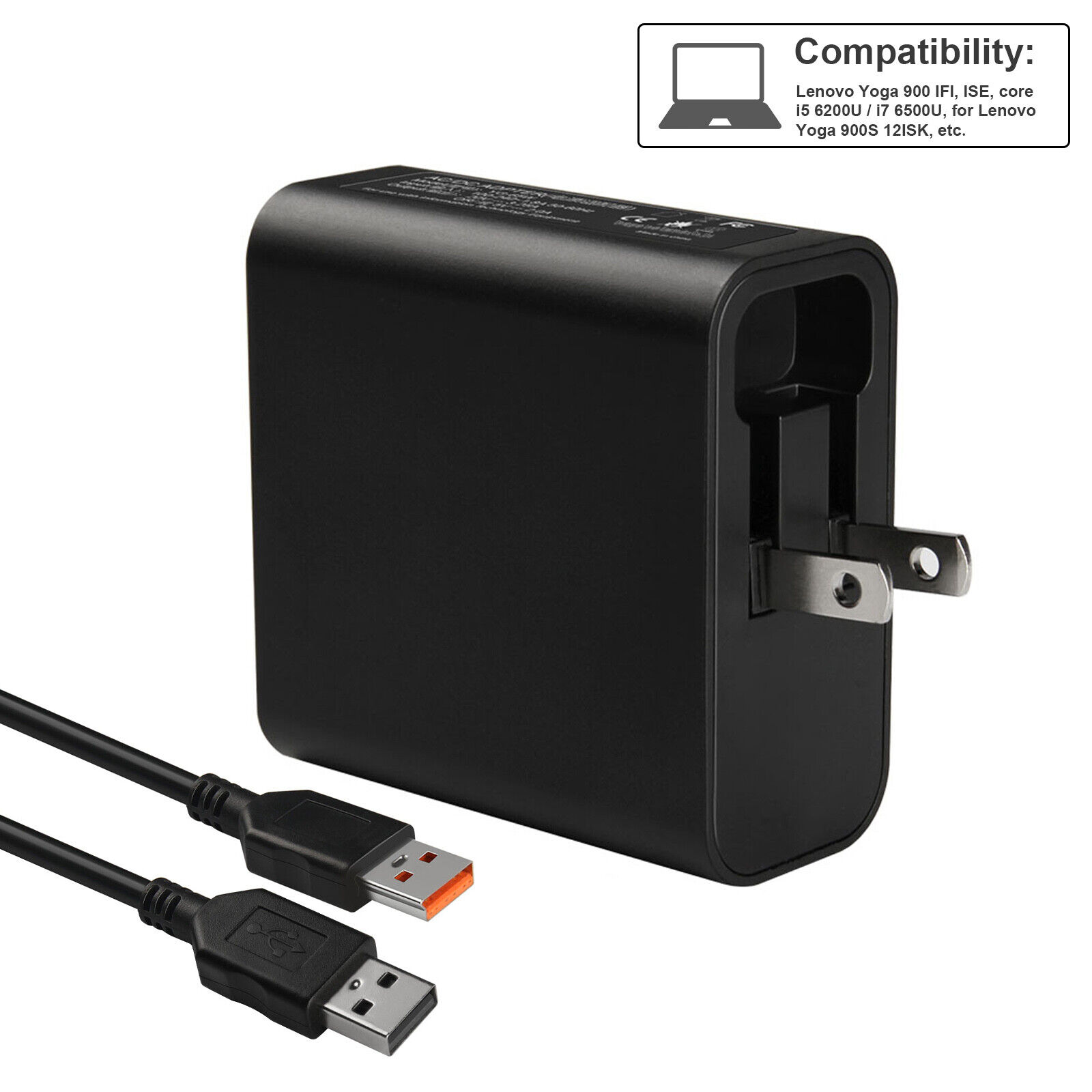 Great Choice Products 40W Ac Adapter For Lenovo Yoga 3 Pro 1370 13.3",Yoga 3 11" 1170,Yoga 3 14" 1470