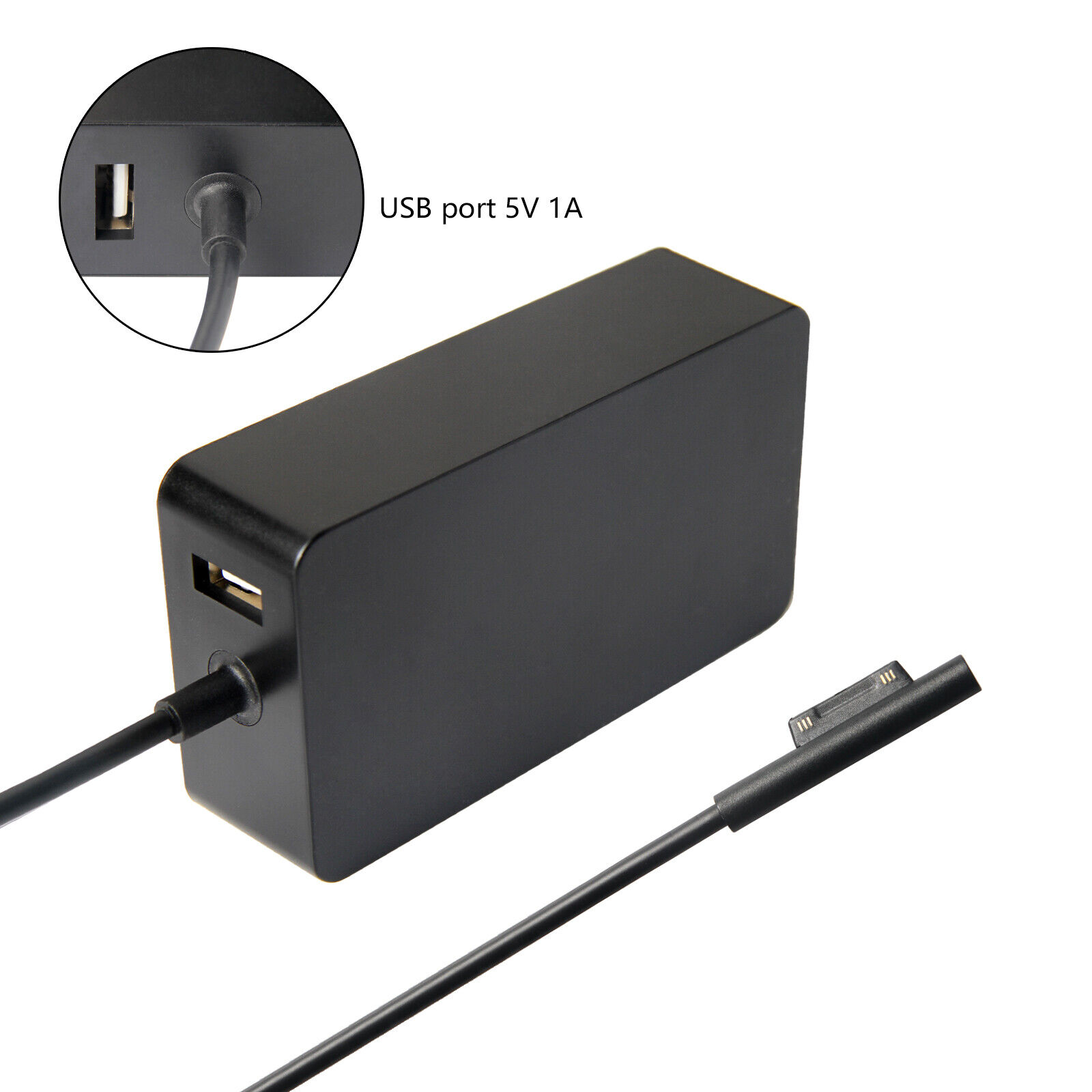 Great Choice Products 65W For Microsoft Surface Pro 9 8 7 6 5 4 3 X Power Supply 1706 Adapter Charger