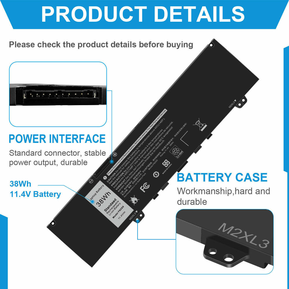 Great Choice Products Battery For Dell Vostro 5370 Series Rpjc3,0Rpjc3,39Dy5,039Dy5,P83G001,P87G P83G