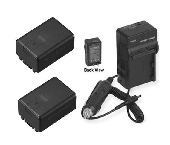 Great Choice Products Two Batteries + Charger For Panasonic Hdcsd60Pc Sdrh85 Sdr-S70K Sdr-S70P Sdr-S71