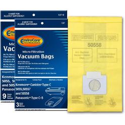 EnviroCare Replacement Micro Filtration Vacuum Cleaner Dust Bags made to fit Kenmore Canister Type C or Q 50555, 50558