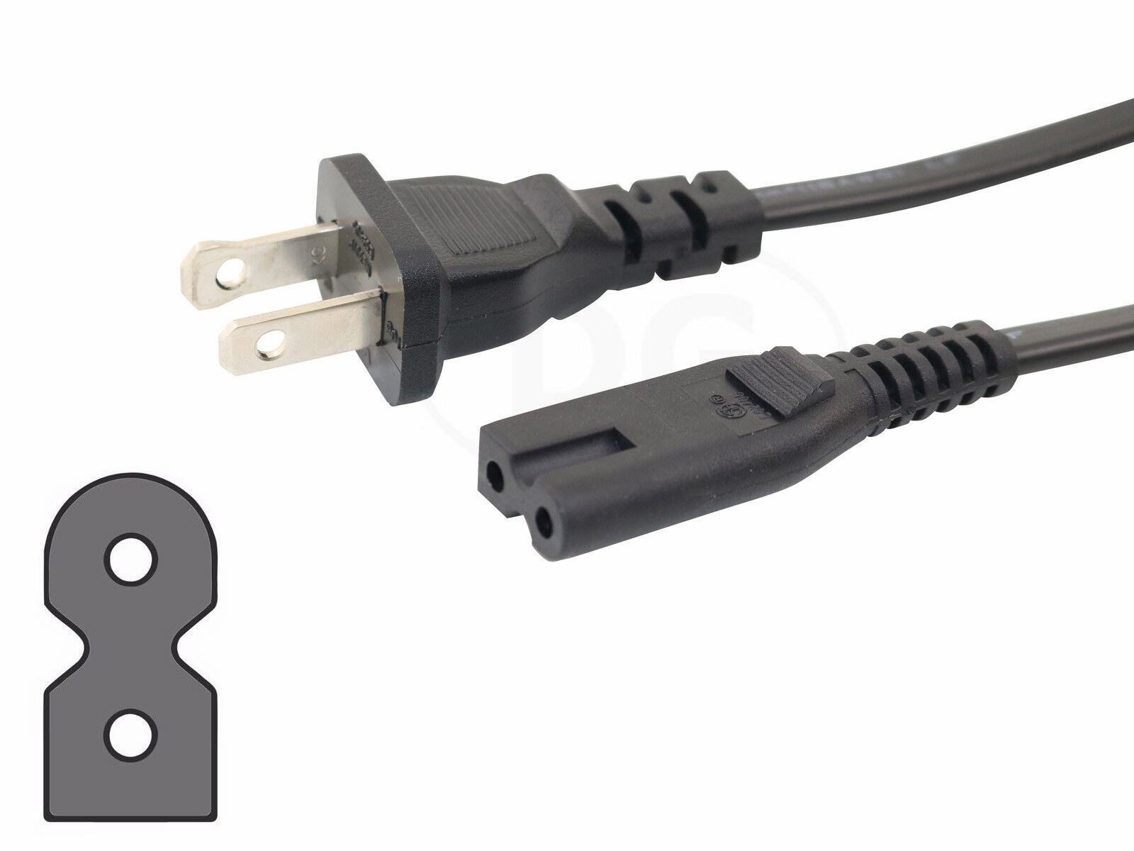 Great Choice Products 6Ft 2 Prong Polarized Power Cord Cable For Singer Ce-150 Ce-250 Ce-350 9940