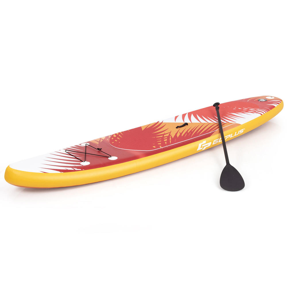 Great Choice Products 10.5 Ft Inflatable Stand Up Paddle Board Surfboard W/ Aluminum Paddle