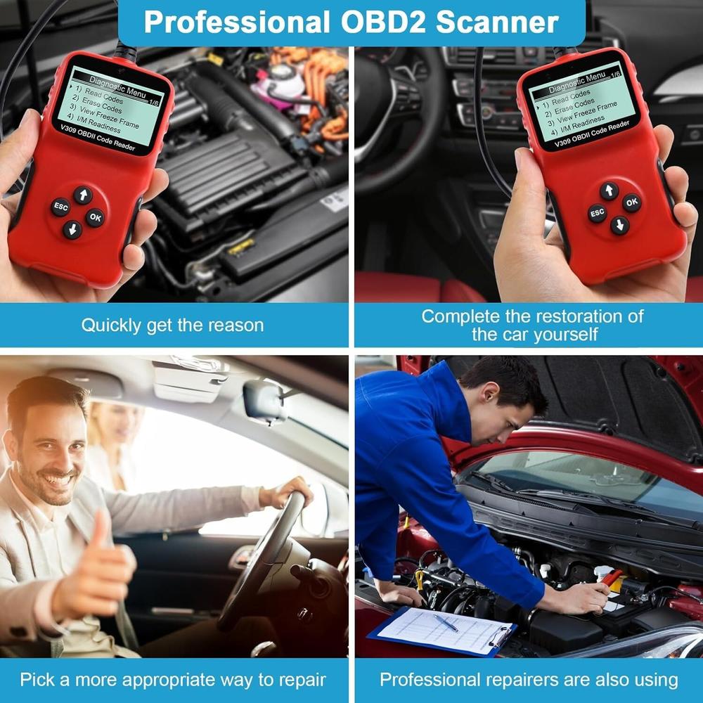 Great Choice Products Automotive Obd2 Scanner Obd Code Reader Car ...