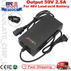 Great Choice Products 48V Ac Adapter Battery Charger For 20Ah Electric Bicycle Motor Bike-3 Holes Plug