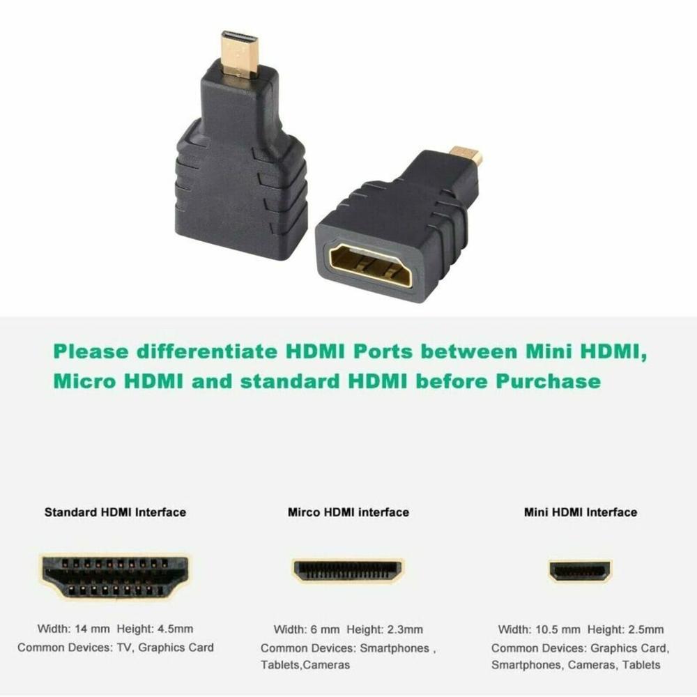 Great Choice Products Micro Hdmi Type D Male To Hdmi Type A Female ...