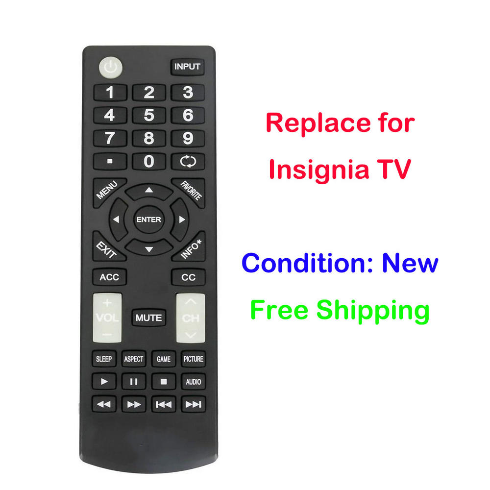 Great Choice Products Replace Remote Fit For Insignia Led Lcd Tv Ns-32D220Na16 Ns-Rc4Na-18 Ns-Rc4Na-16