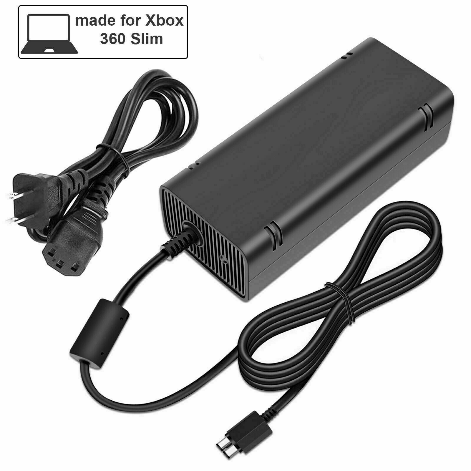Great Choice Products 135W Ac Adapter Brick Charger For Microsoft Xbox 360 Slim Power Supply Cord New