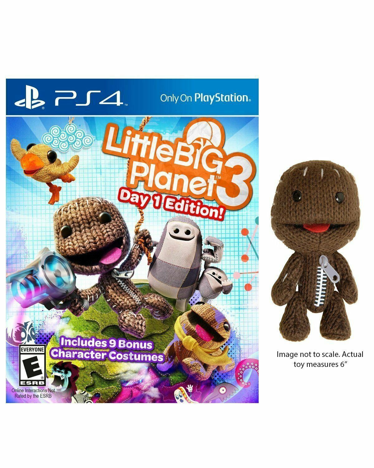 Great Choice Products Littlebigplanet 3: Day One Edition & Plush Edition [Playstation 4 Ps4] New