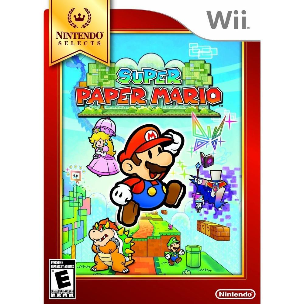 Great Choice Products Super Paper Mario - Nintendo Selects [Nintendo Wii, Ntsc, Platformer Action] New