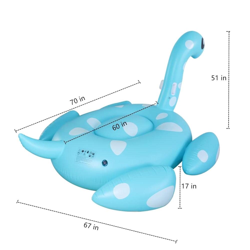 Great Choice Products Inflatable Pool Float, Giant Inflatable Loch Ness ...