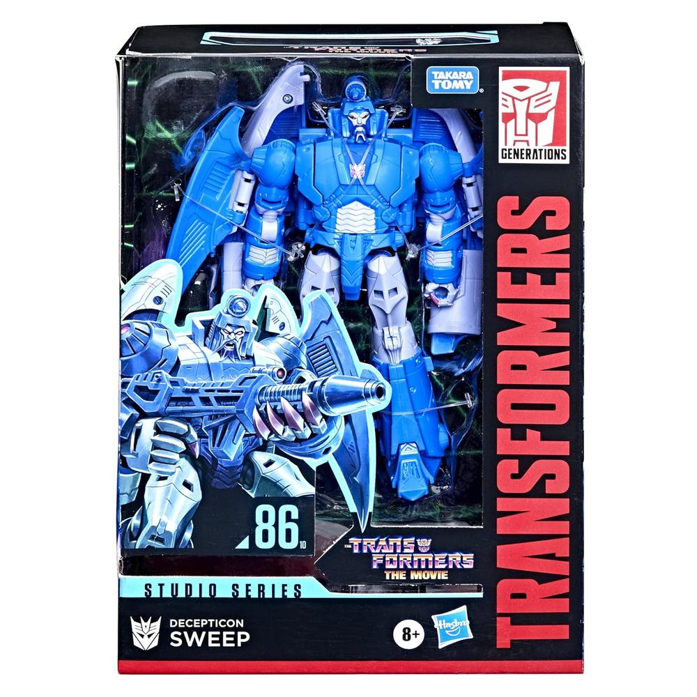 Hasbro Transformers Toys Studio Series 86-10 Voyager Class The The Movie 1986 Decepticon Sweep Action Figure, Ages 8 and Up, 6.5-inc…