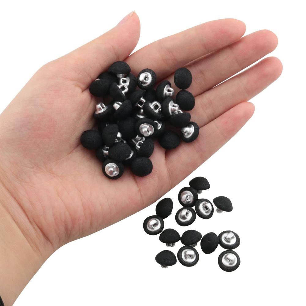 Great Choice Products 50Pcs Tuxedo Buttons Metal Shank Buttons 10Mm For Prom Dresses, Wedding Dresses, Tuxedos, Suits, Wedding Dresses, Shirts Etc,…