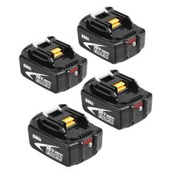 Great Choice Products Battery For Makita 18V Battery 6.0Ah, 4Pack Replacement Batteries Compatible With Makita 18 Volts Battery Bl1820 1830B 1840B …