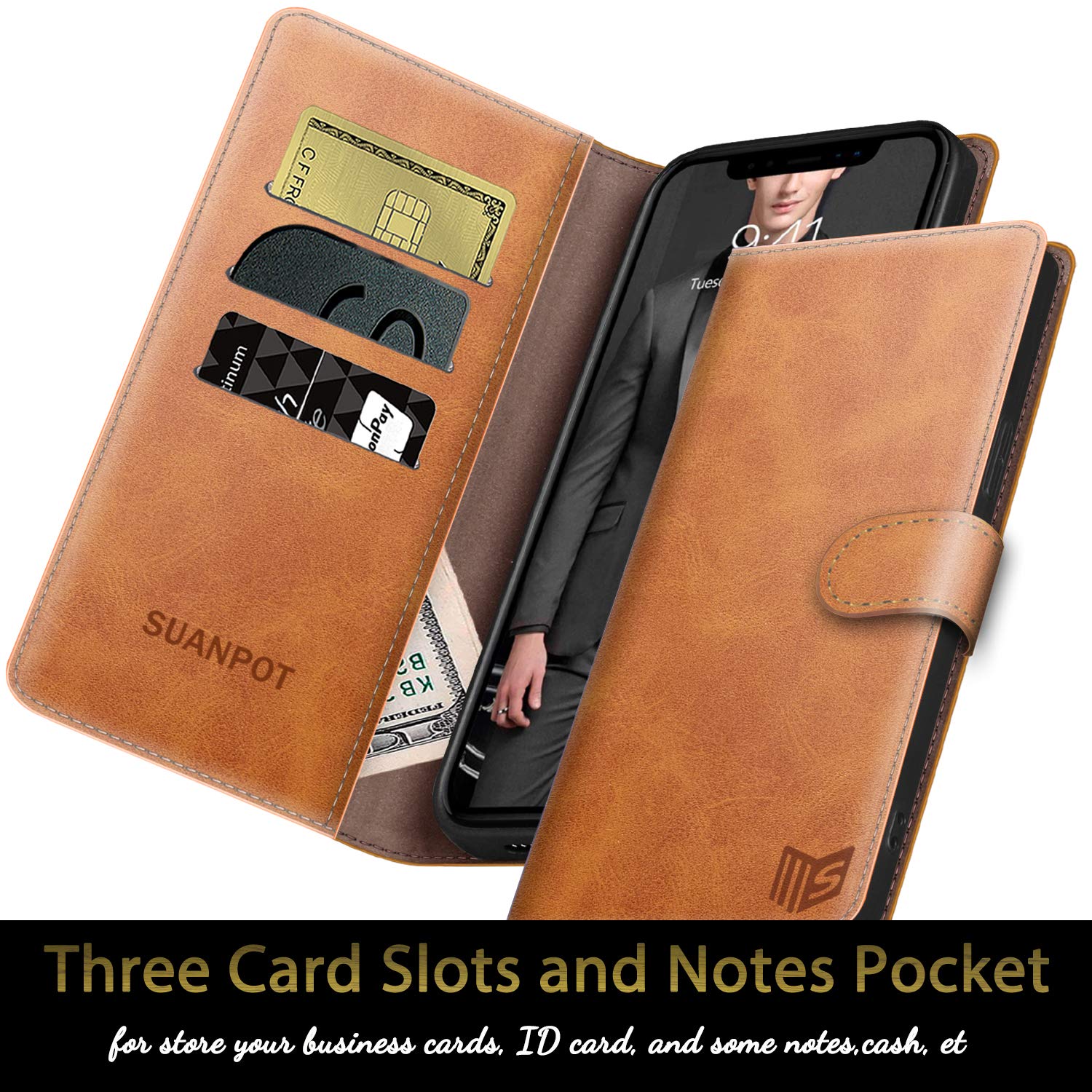 Great Choice Products For Samsung Galaxy S20 Ultra 6.9"(Non S20/S20+)Leather Wallet Case With Rfid Credit Card Holder Flip Folio Book Magnetic Cove…